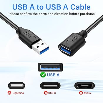 Amazon.com: JSADZKJ USB 3.0 Cable with On/Off Switch USB Type A